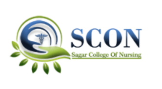 SCON Sagar College of Nursing Logo with Aliftech secure