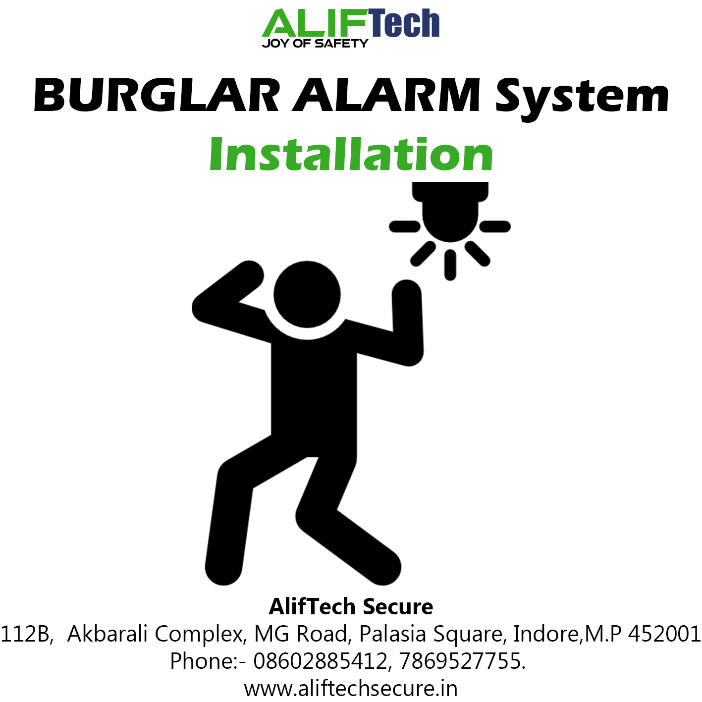 INSTALLATION OF WIRED/WIRELESS BURGLAR ALARM DEVICES