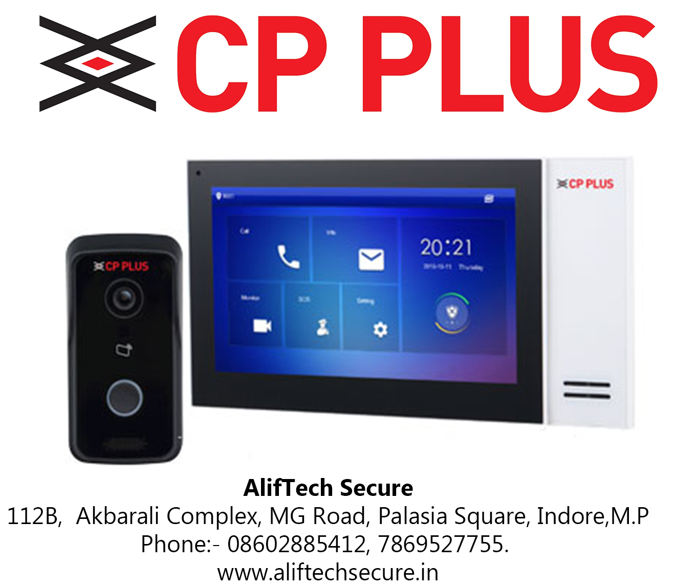 CP Plus 7" IP VDP Villa Video Door Phone (CP-UVK-711M)