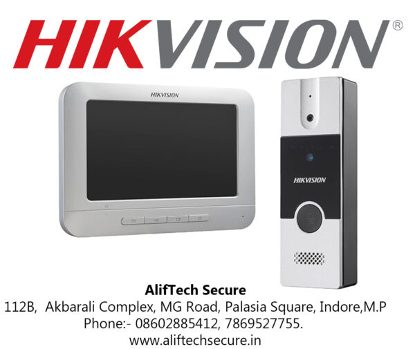 HIKVISION 7" VDP Video Door Phone Kit (DS-KIS204T)