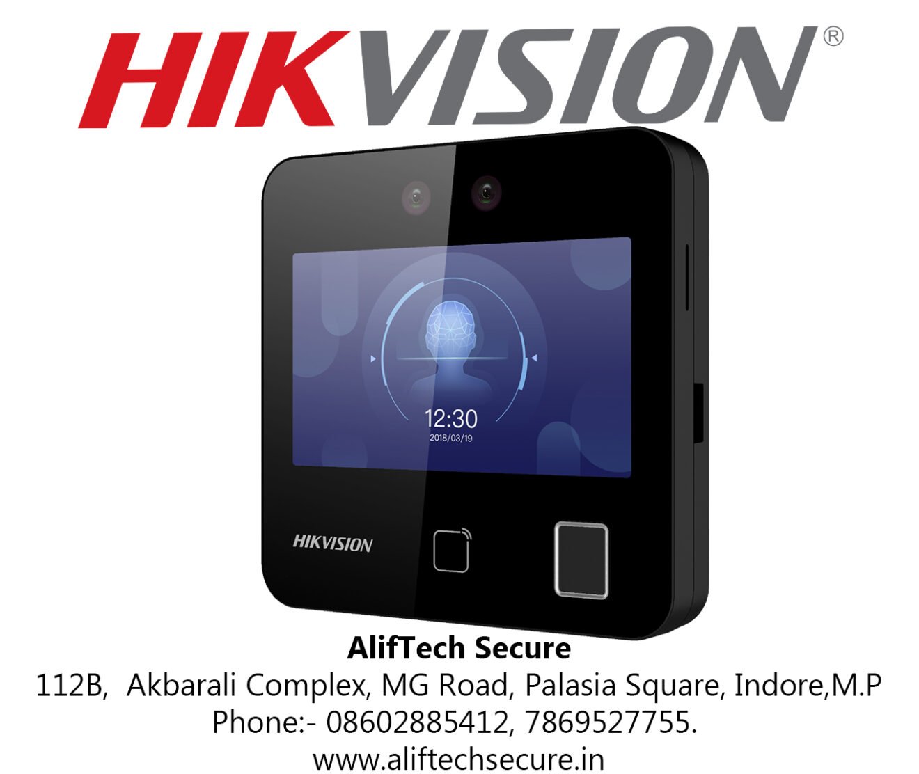 Hikvision Face Access Terminal DS-K1T343MFWX – Wi-Fi,