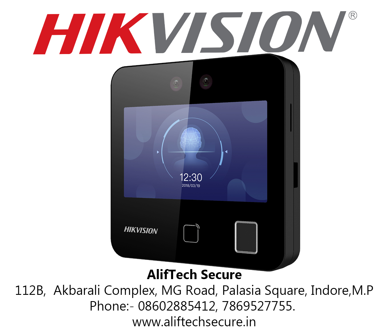 HIKVISION Wi-Fi Face+ Fingerprints+ Cards Access Terminal Machine in Indore