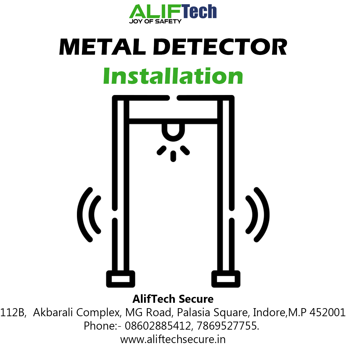 DOOR FRAME METAL DETECTOR INSTALLATION