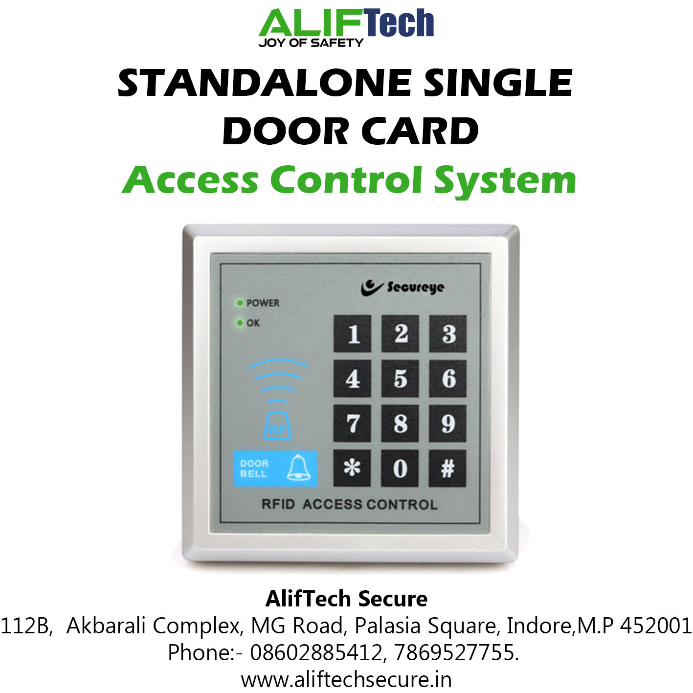 STANDALONE SINGLE DOOR CARD ACCESS CONTROL