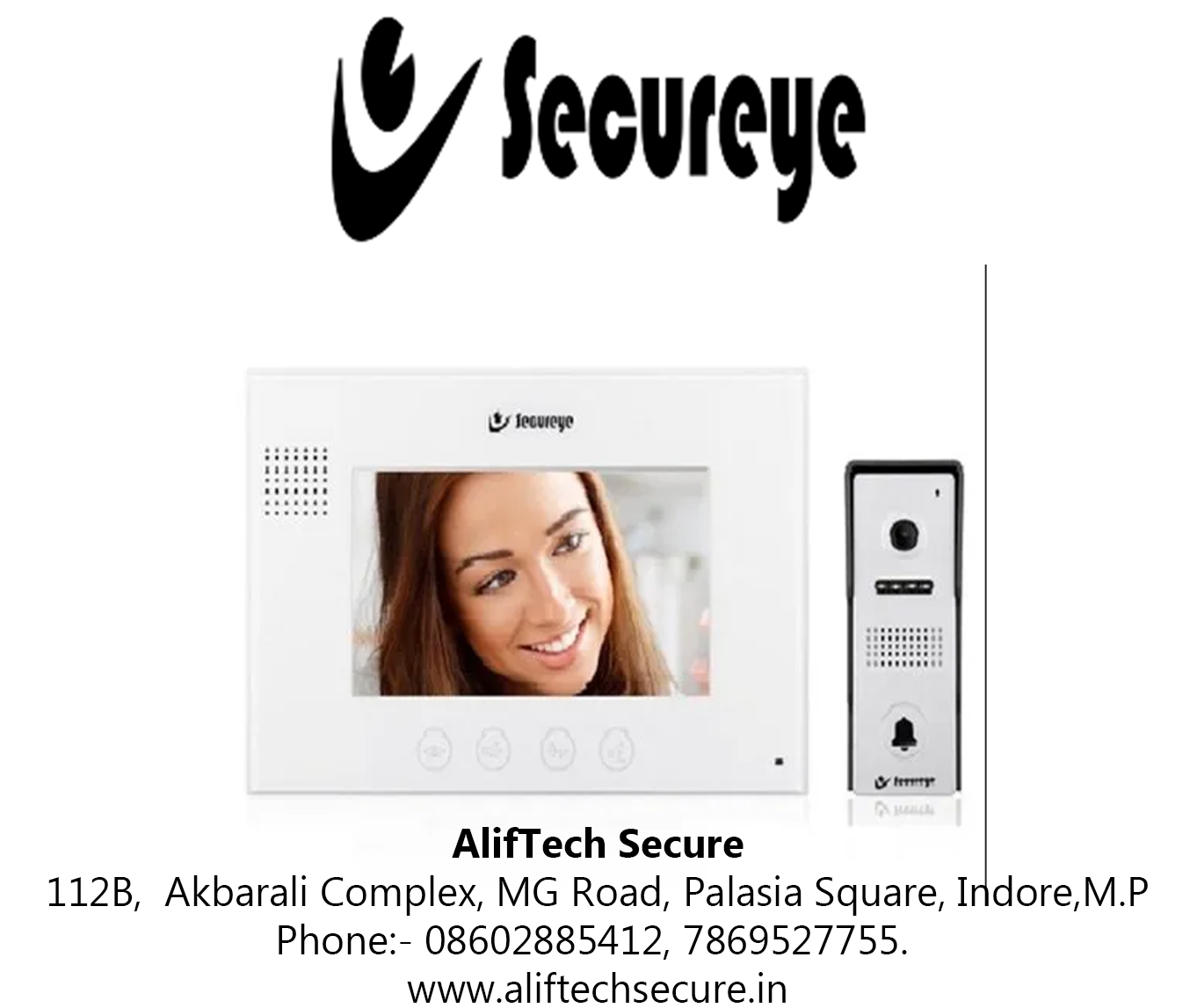 Secureye 7" VDP Color Video Door Phone Kit (S-VS8)