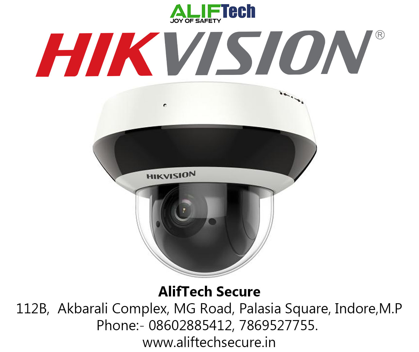 Hikvision Pro 2-inch 4 MP 4x Zoom IR Mini PT Dome Network Camera (DS-2DE2A404IW-DE3)