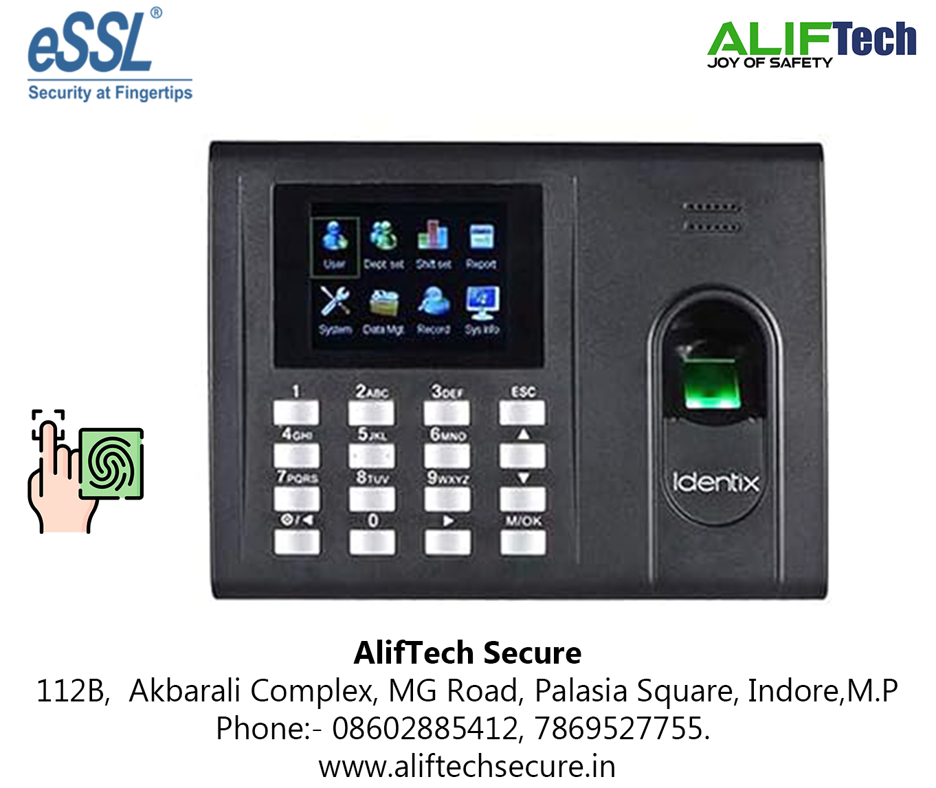 eSSL K30 Pro Identix Fingerprint Time Attendance with Access Control