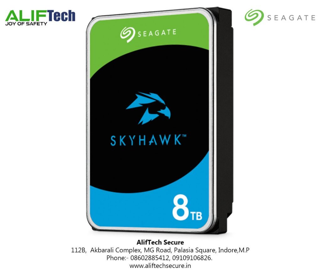 Seagate SkyHawk 8TB HDD AI-Optimized Security Storage