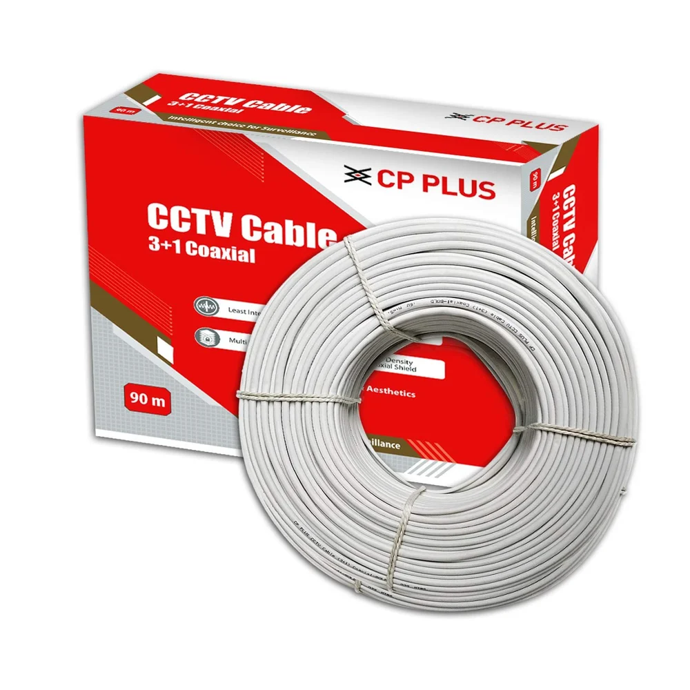 CP-ECC-90RM CCTV CABLE 3+1 Co-axial 90m - Premium