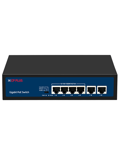 CP-DNW-GPU4G2-48C 6 Ports Switch with 4 Gigabit PoE Ports & 2 Gigabit Uplink Ports