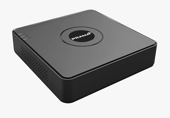 Prama 4CH HDTVI DVR PT-DR1A04G-K1 (Support All Types CCTV Camera Within 2.4mp)|| SATA 1 SATA Interface || Network Interface 1, RJ45 10M/100M self-Adaptive Ethernet Interface, Black