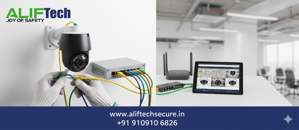 IP camera network setup