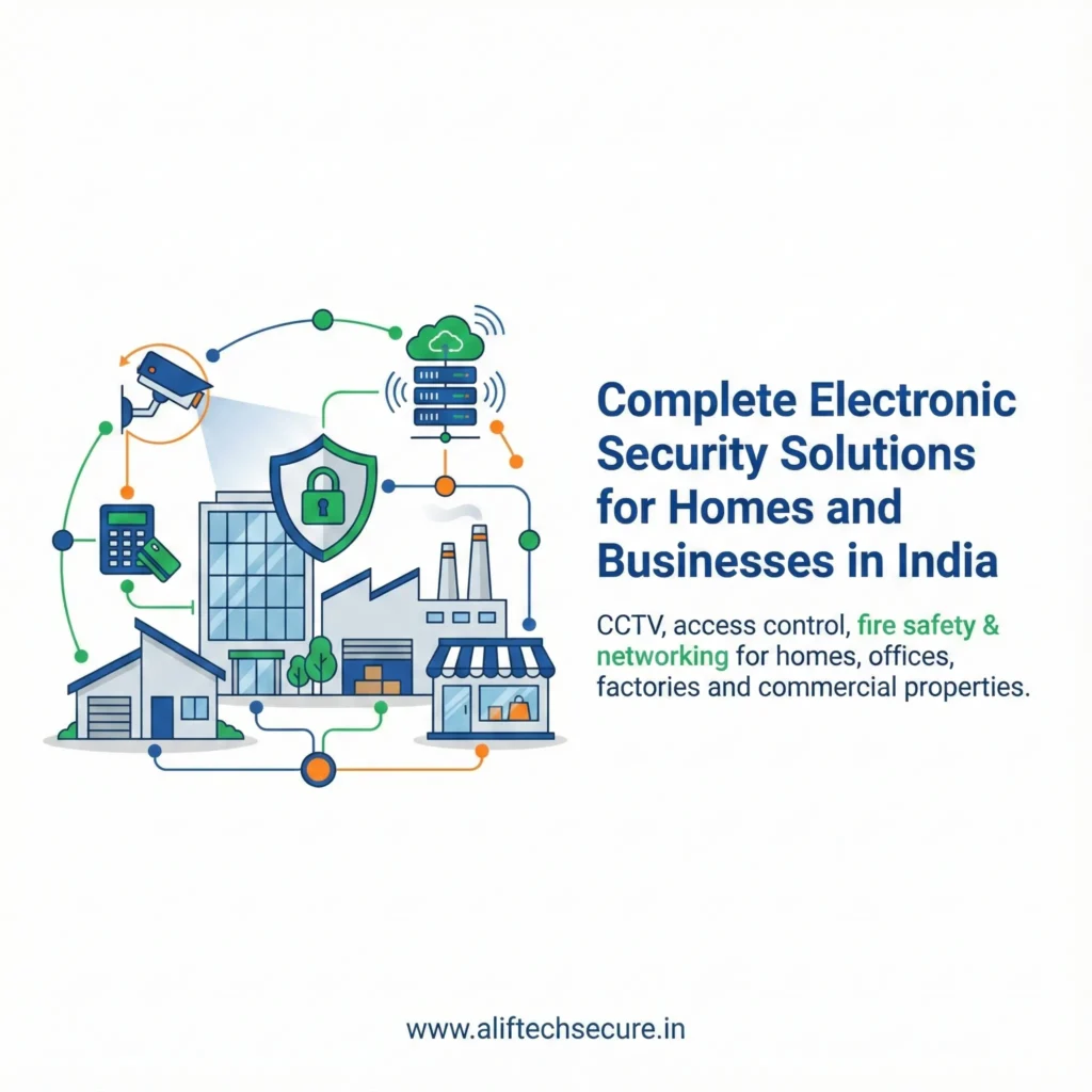 Complete Electronic Security Solutions for Homes and Businesses in India