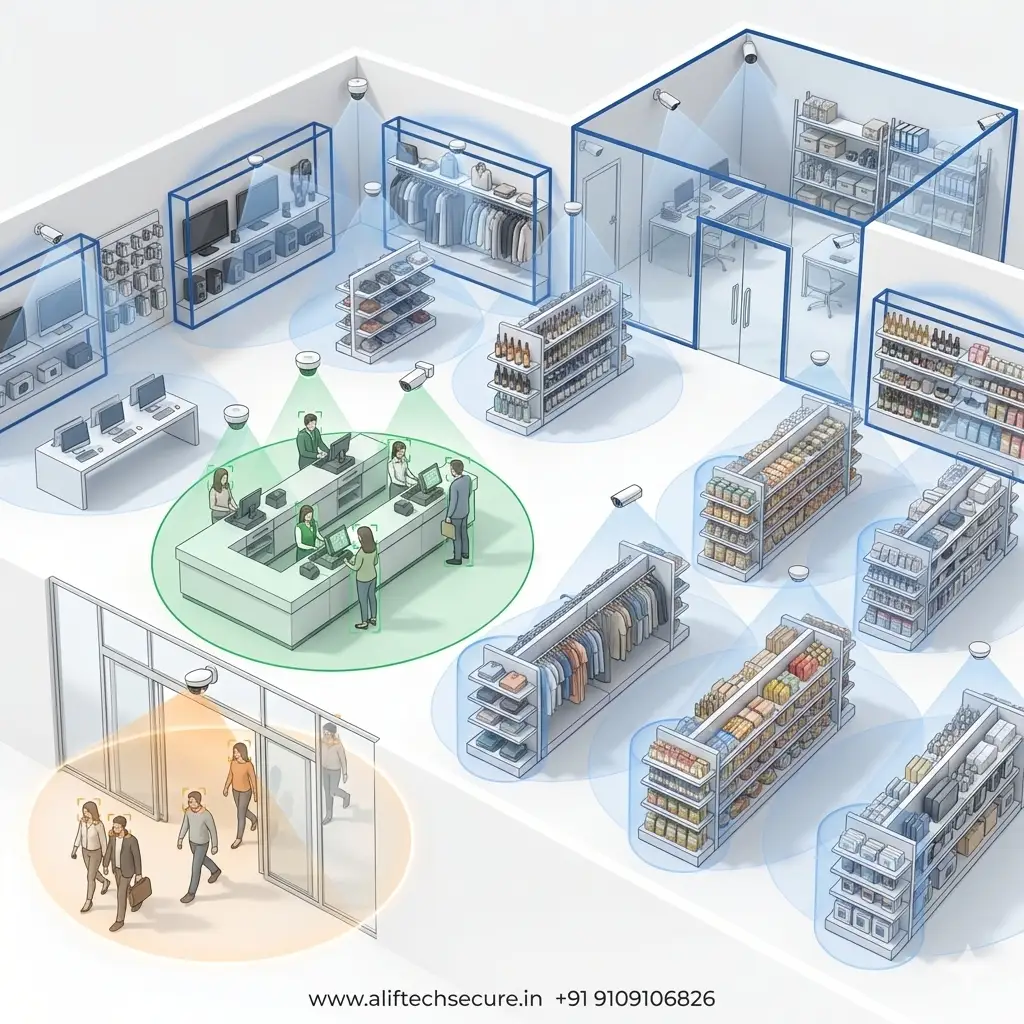 Smart CCTV Coverage for Retail Stores in Indore