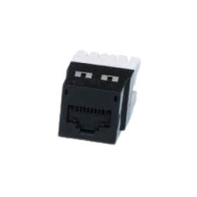 Molex Cat 6 DataGate RJ45 Keystone Jack Black – KSJ-00018-04