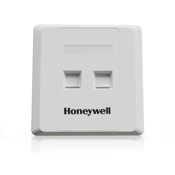 Honeywell Dual Port Face Plate 86×86 with Shutter – HC000408