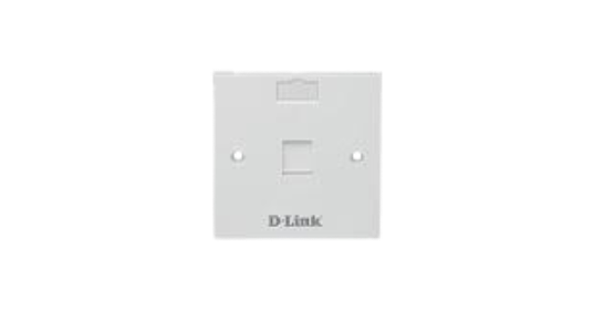 D-Link RJ45 Single Port Face Plate (I/O Plate) – NFP-0WHI11