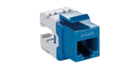D-Link Cat 6 UTP Keystone Jack Blue – NKJ-C6BLU1B21