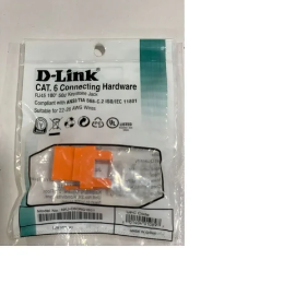 D-Link Cat 6 UTP Keystone Jack Orange – NKJ-C6ORN1B21