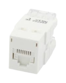 Molex Cat 6 DataGate RJ45 Keystone Jack White – KSJ-00018-02