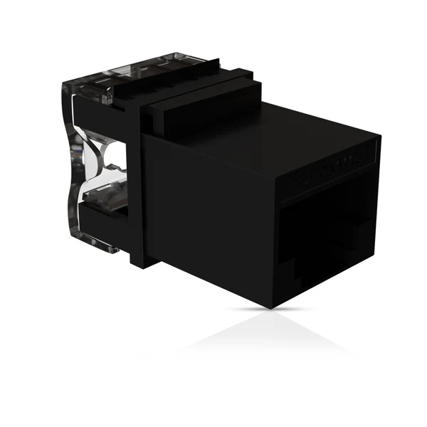Honeywell Shuttered Cat 6 Keystone Jack Black | 110 & Krone Tool