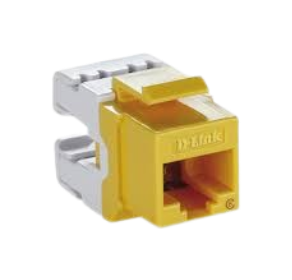 D-Link Cat6 UTP I/O Keystone Jack – NKJ-C6WHI1B21
