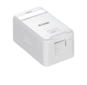 D-Link 1-Port Cat 6 Keystone Jack RJ45 – NKB-1WHI11