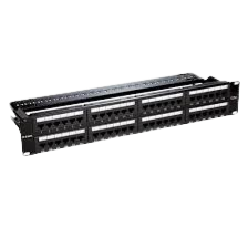D-Link Cat6 UTP 48-Port Fully Loaded Patch Panel – NPP-C61BLK481
