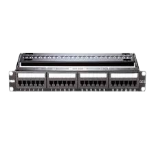D-Link Cat6 UTP 24-Port Fully Loaded Patch Panel – NPP-C61BLK241