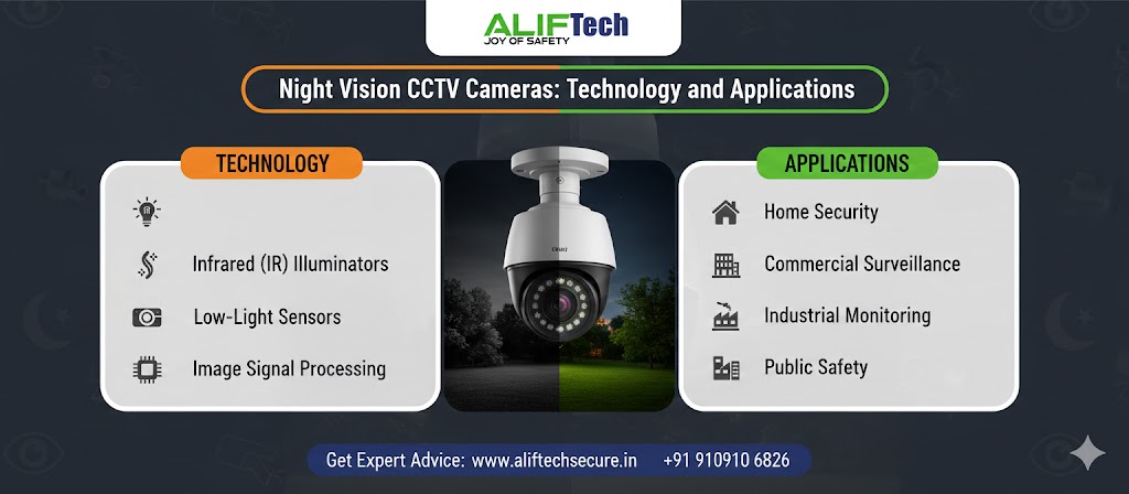 night vision CCTV cameras