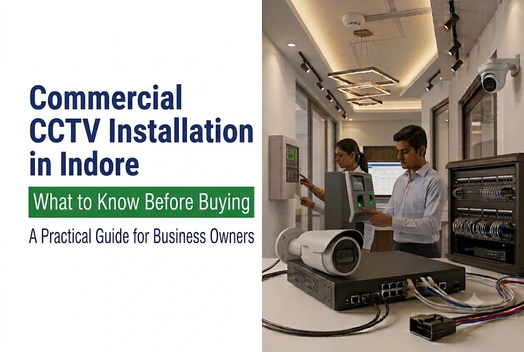 Commercial CCTV Installation in Indore: What Every Business Owner Needs to Know Before Buying a Single Camera