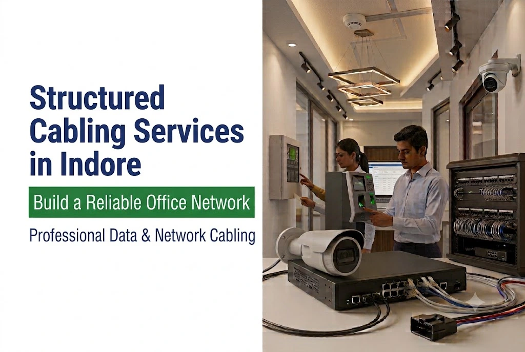 Structured Cabling Services in Indore: Why Your Office Network Is Only as Good as the Cables Behind It