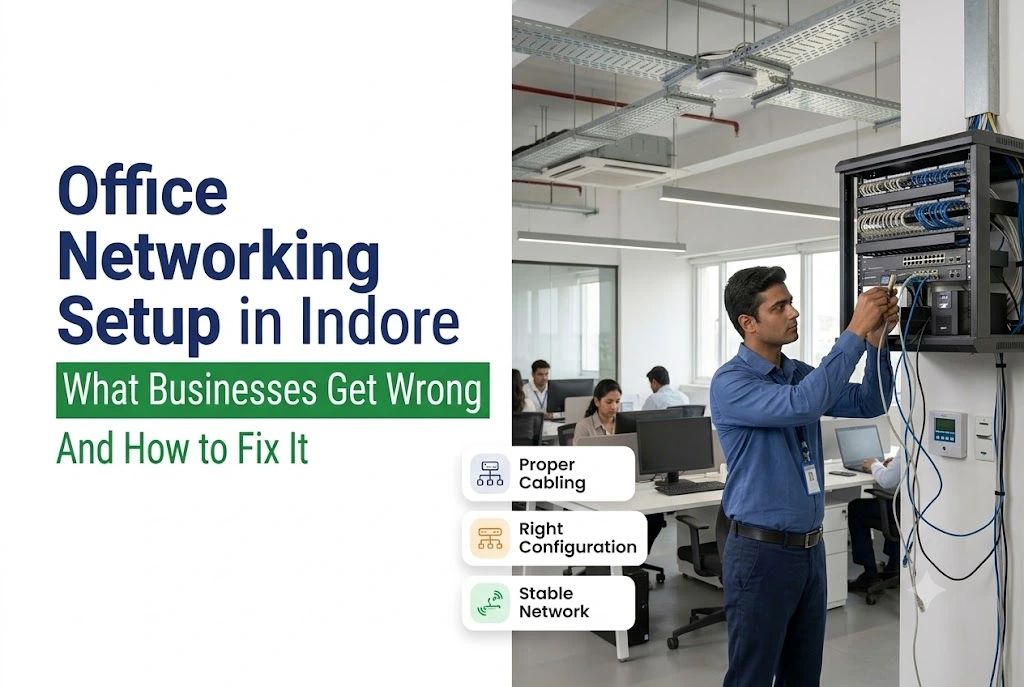 Office Networking Setup in Indore: What Most Businesses Get Wrong (And How to Fix It)