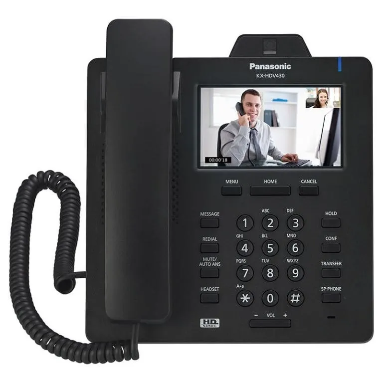 Panasonic KX-HDV430 Video IP Phone – 16 SIP & Touch