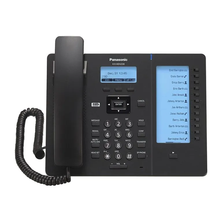 Panasonic KX-HDV230 IP Phone – 6 SIP for Small Office