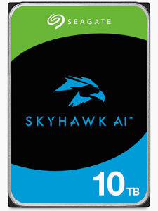 Seagate 10TB SkyHawk Hard Disk ST10000VE001 | AI Surveillance Optimized 24×7 Drive