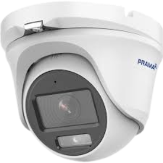 Prama PT‑HTH70F0E‑TF(M) | 5MP White Light Turret Dome Camera