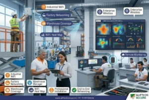 AlifTech Secure Industrial WiFi Installation Team