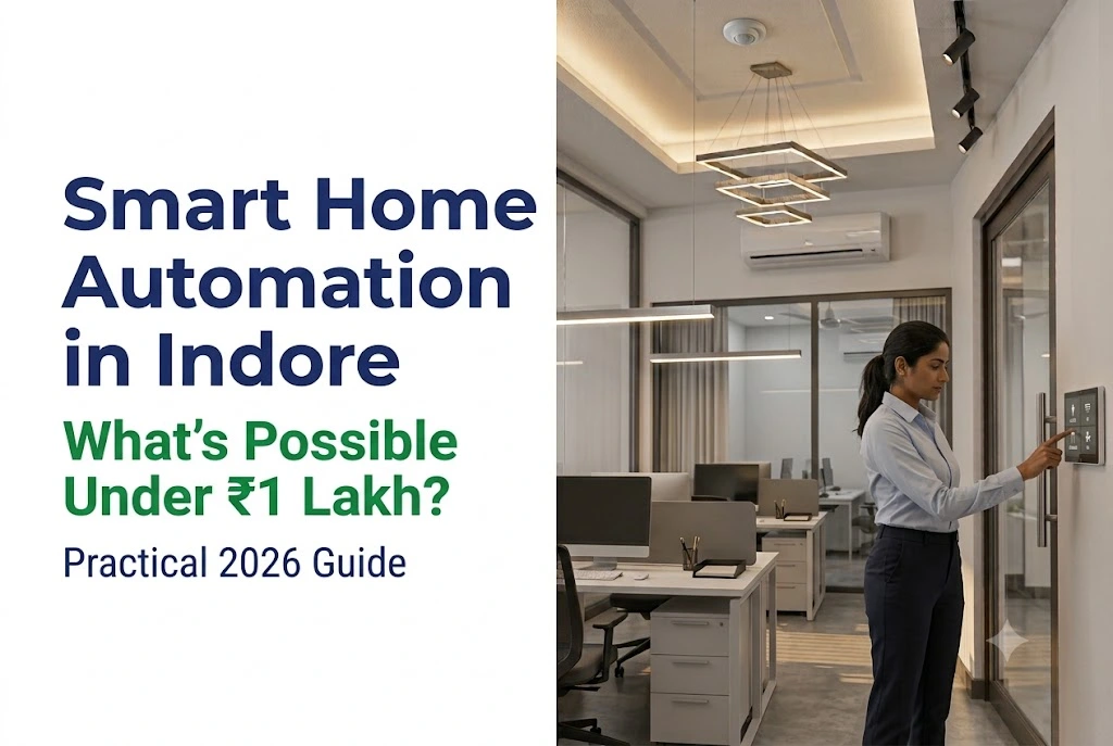 Smart home automation in Indore — what is possible under ₹1 lakh in 2026