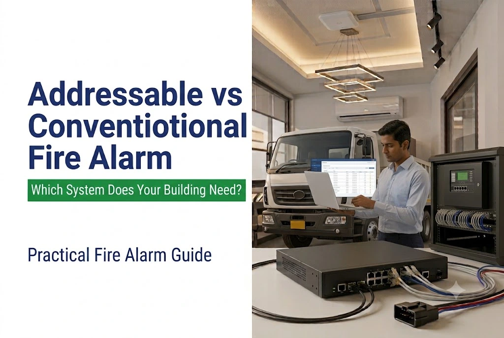 “Addressable vs Conventional Fire Alarm — Which System Does Your Building Need?”