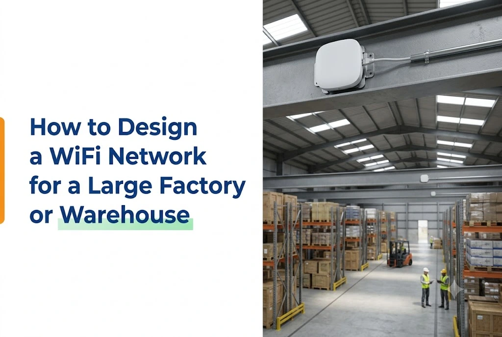 How to Design a WiFi Network for a Large Factory or Warehouse