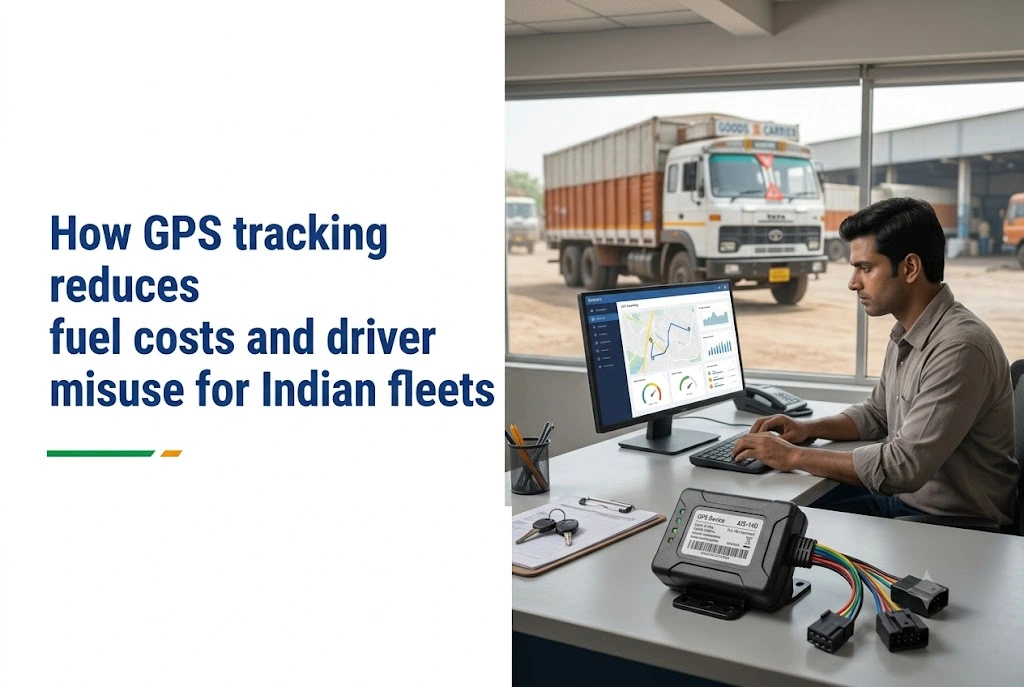 How GPS tracking reduces fuel costs and driver misuse for Indian fleets