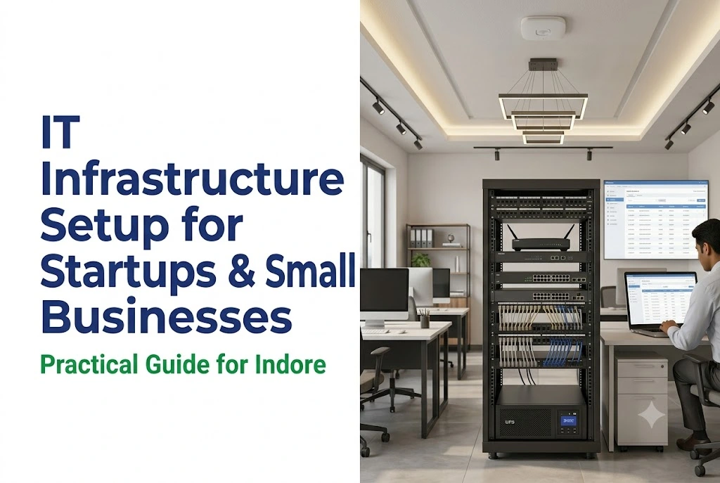 IT infrastructure setup guide for startups and small businesses in Indore IT infrastructure setup guide for startups and small businesses in Indore