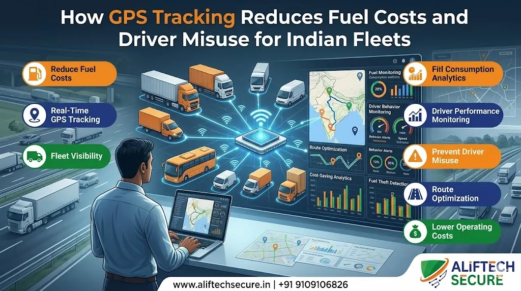 How GPS Tracking Reduces Fuel Costs and Driver Misuse for Indian Fleets