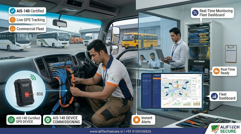 AIS-140 GPS Compliance for Commercial Vehicles