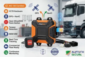 AIS-140 Certified VLTD Device with Panic Button