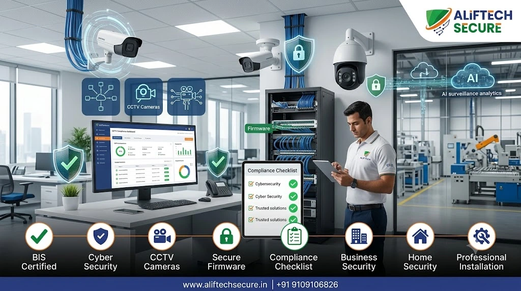CCTV camera import ban India 2026 MeitY BIS ER-01 STQC compliance rule AlifTech