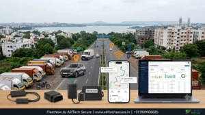 GPS device price India 2026 vehicle tracker FleetNow AlifTech Secure Indore