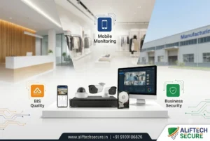AlifTech Secure CCTV camera installation certified Indian brand Indore