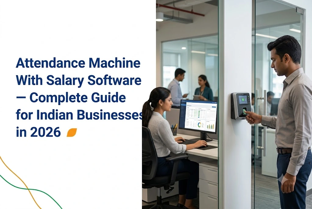 Attendance Machine With Salary Software — Complete Guide for Indian Businesses in 2026 Attendance Machine With Salary Software — Complete Guide for Indian Businesses in 2026